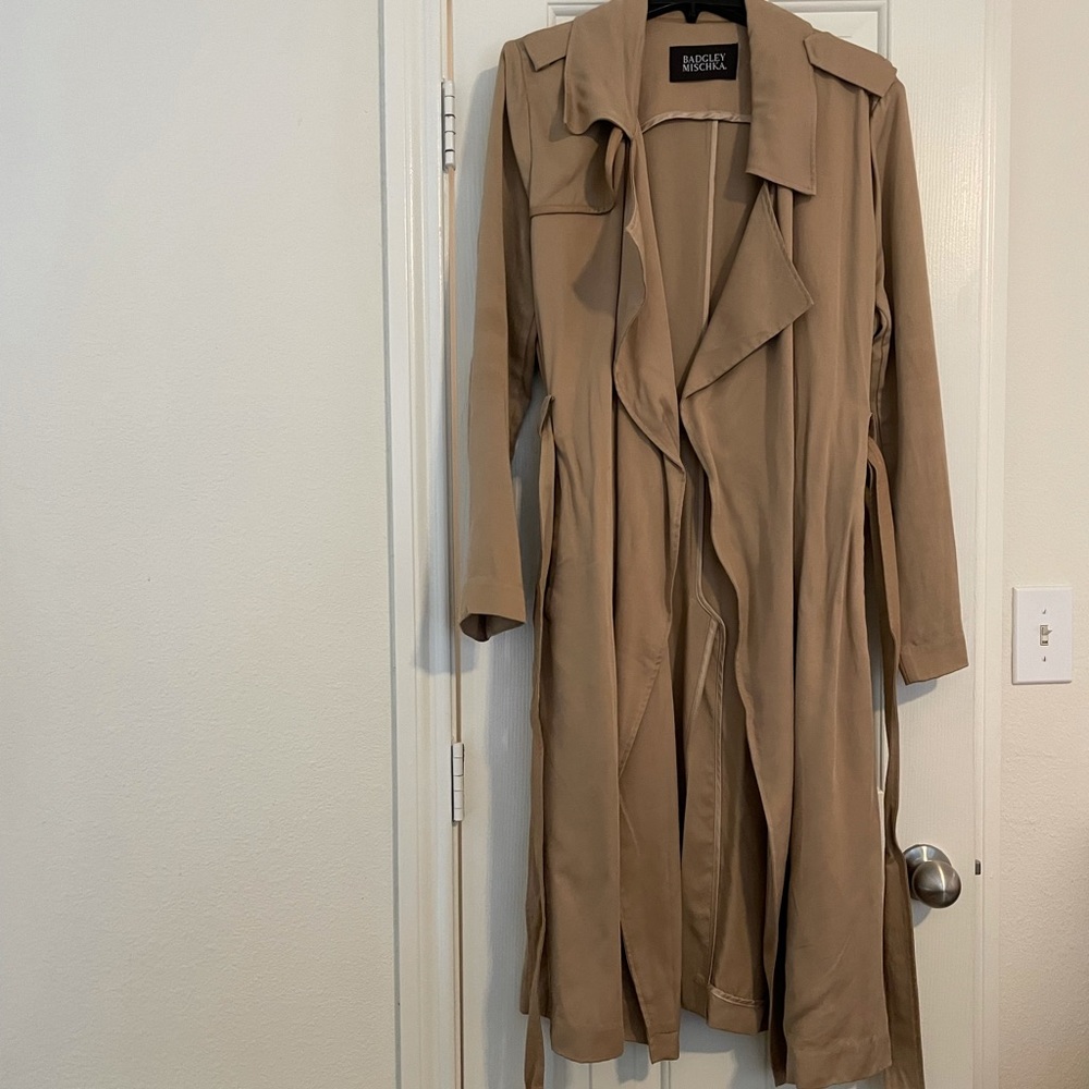Nice, gently used coat from Badgley Mischka.